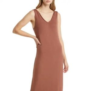 NORDSTROM sleeveless maxi knit dress